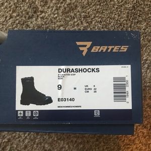 Durashocks Bates Boots Size 9 Male